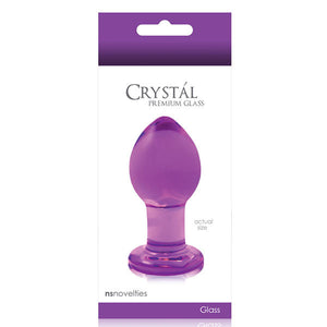 CRYSTAL PREMIUM GLASS BUTT PLUG - MEDIUM GatiTest CRYSTAL PREMIUM GLASS BUTT PLUG - MEDIUM GatiTest