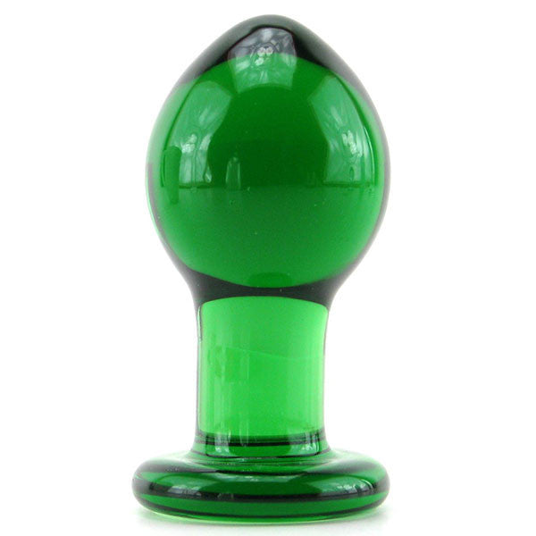 CRYSTAL PREMIUM GLASS BUTT PLUG - MEDIUM  GatiTest